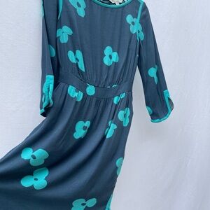 Blue floral Boden shift dress